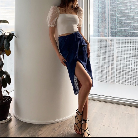 Wilfred Dresses & Skirts - Aritzia Wilfred Pursuit Check Skirt Sz 8